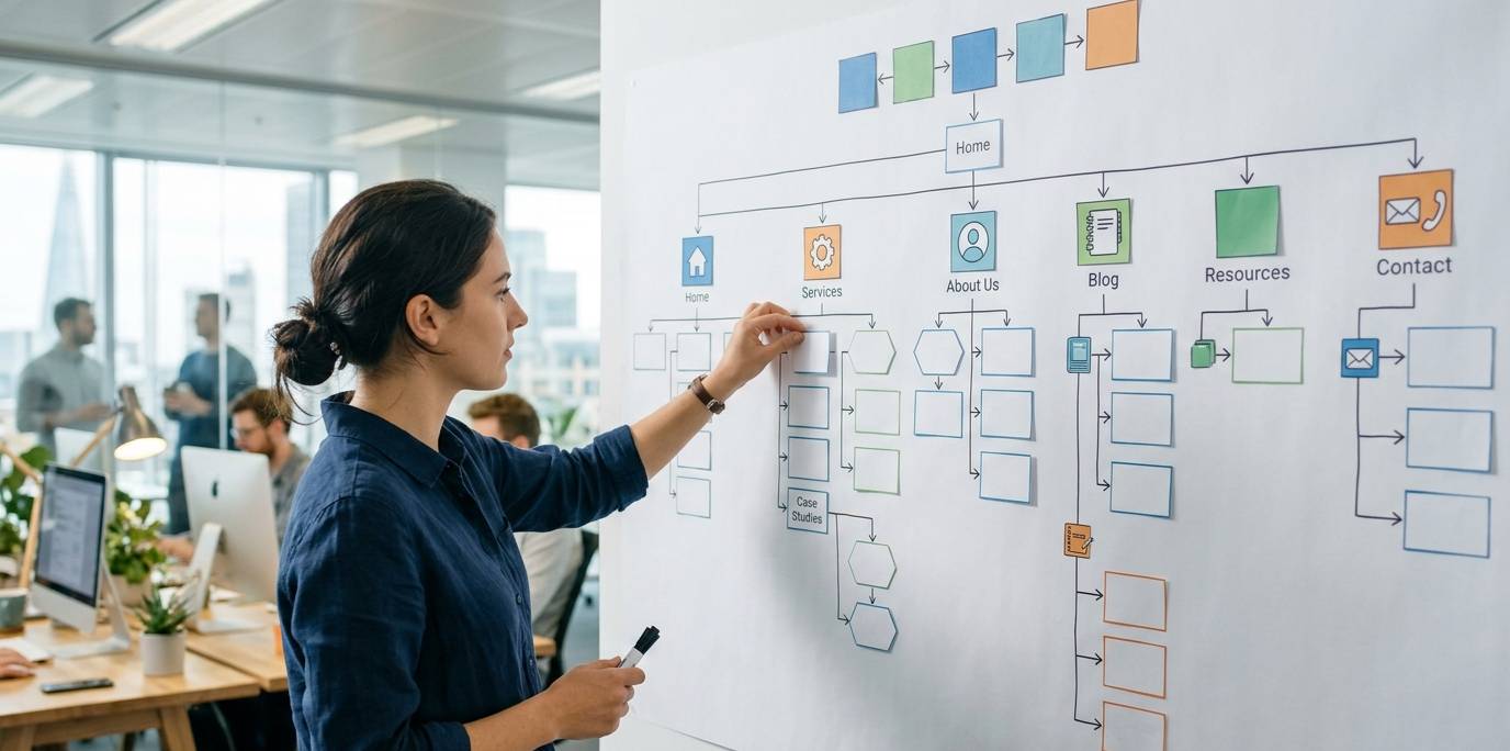 Plan site web schéma